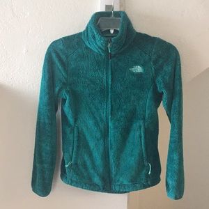 The North Face Teal Fuzzy Jacket